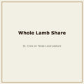 Whole Lamb Share deposit — St. Croix, Base Camp Farm & Ranch